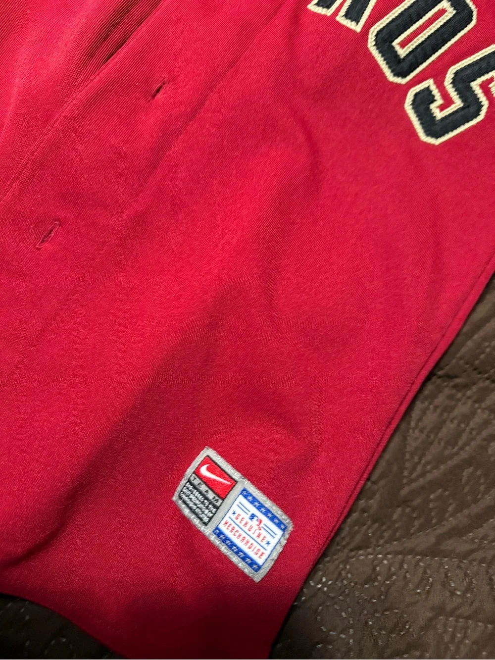 Nike kids Astros Red stitched Baseball Jersey